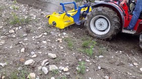 سنگ شکن پشت تراکتوری باغی ARG stone crusher